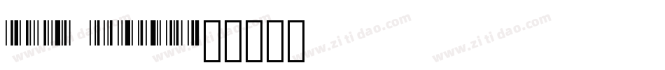 Libre Barcode字体转换